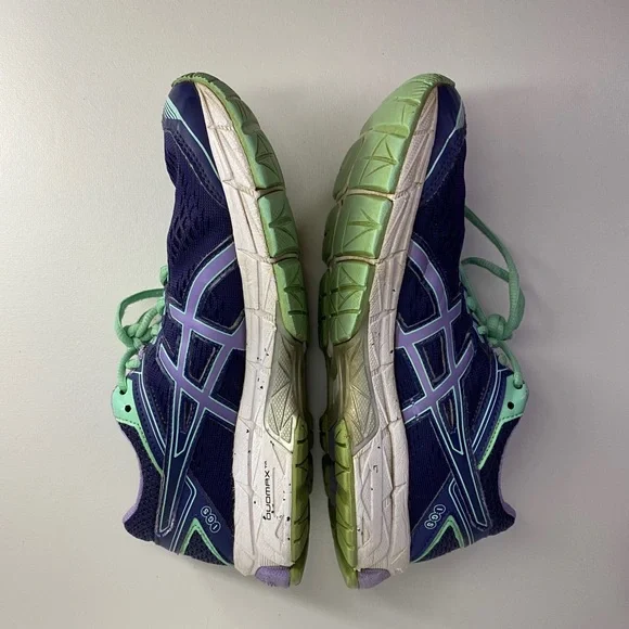 Asics Gel GT 1000 Duomax Running Shoes women size 7 Navy/Purple/Mint. T5A7N - Picture 7 of 8